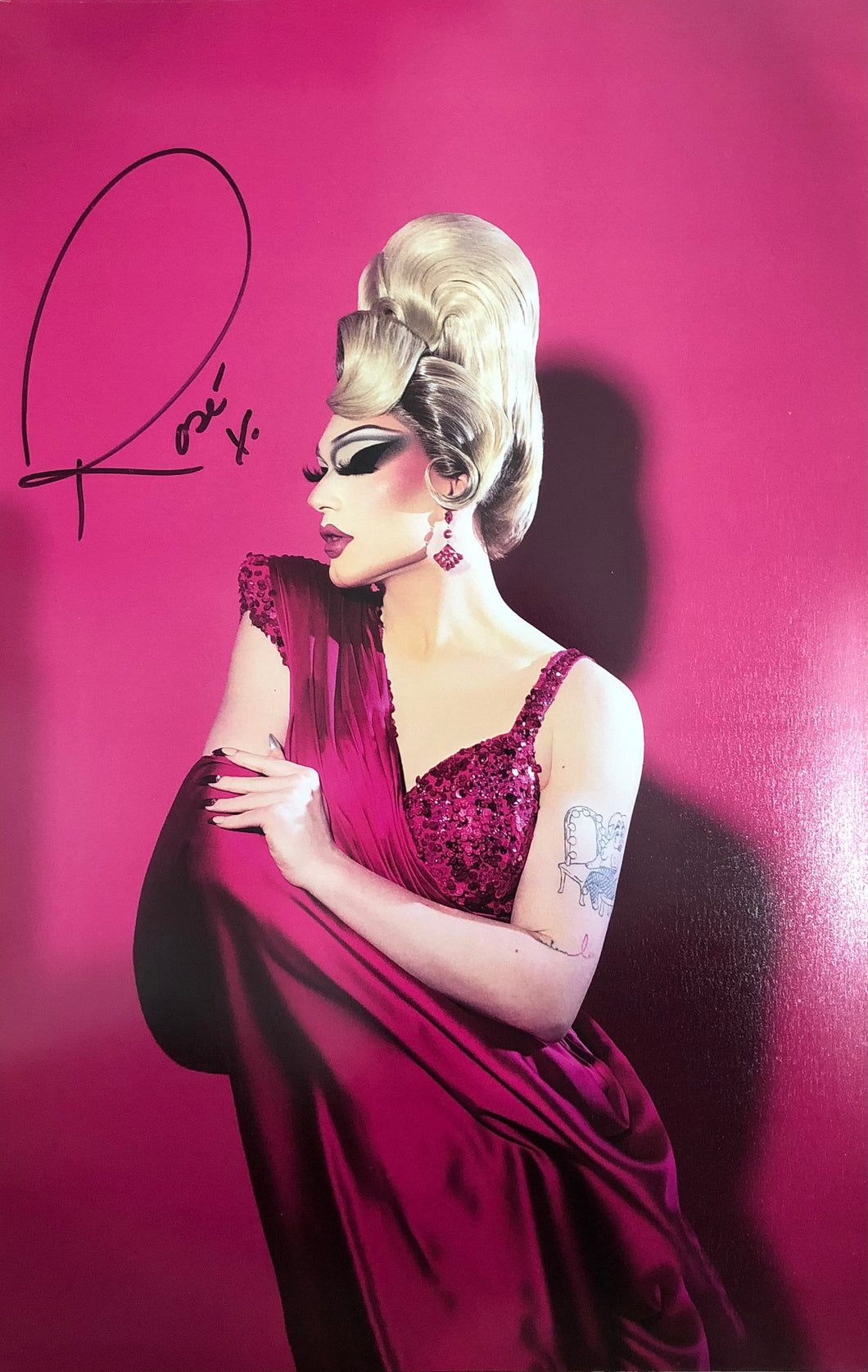 Rose Pink Gown Poster 11x17