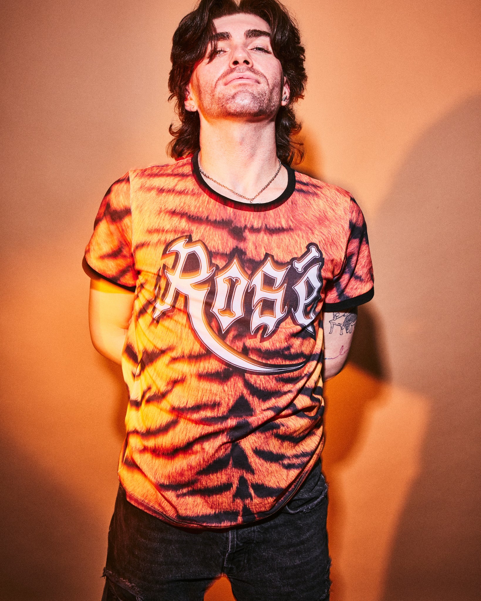End Print Rose Tiger – Hey of World Omg Shirt
